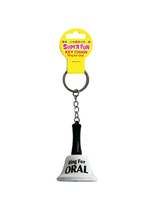 "Super Fun Key Chain, Ring for Oral - White LG-CP1192"