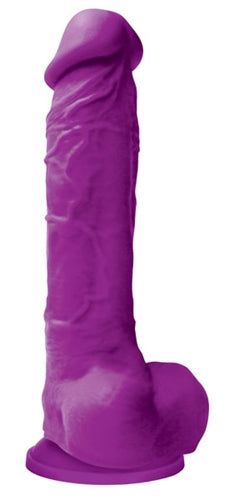 "Colours Pleasures - 8 Inch Dildo - Purple NSN0405-25"