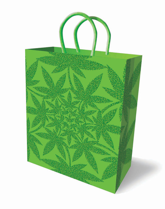 "Glitter Ganja Gift Bag - Green LG-LGP028"