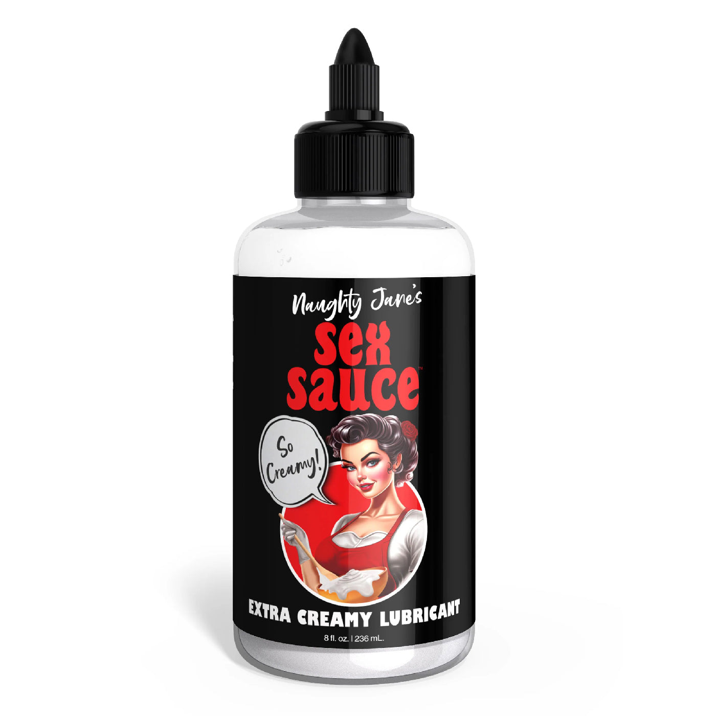 Naughty Jane's Sex Sauce Extra Creamy Lubricant 8 Oz NJ-AH397-8OZ