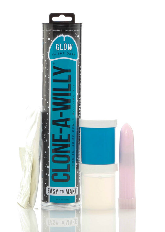 "Clone-a-Willy Glow-in-the-Dark Kit - Blue BD8193"