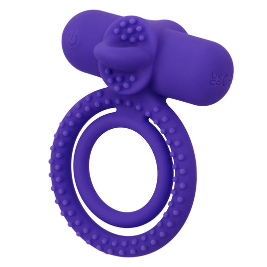 "Silicone Rechargeable Dual Climaxer - Purple SE1843053"