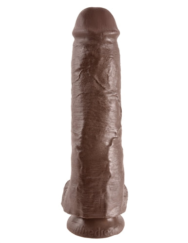 "King Cock 11 Inch Cock With Balls - Brown PD5510-29"