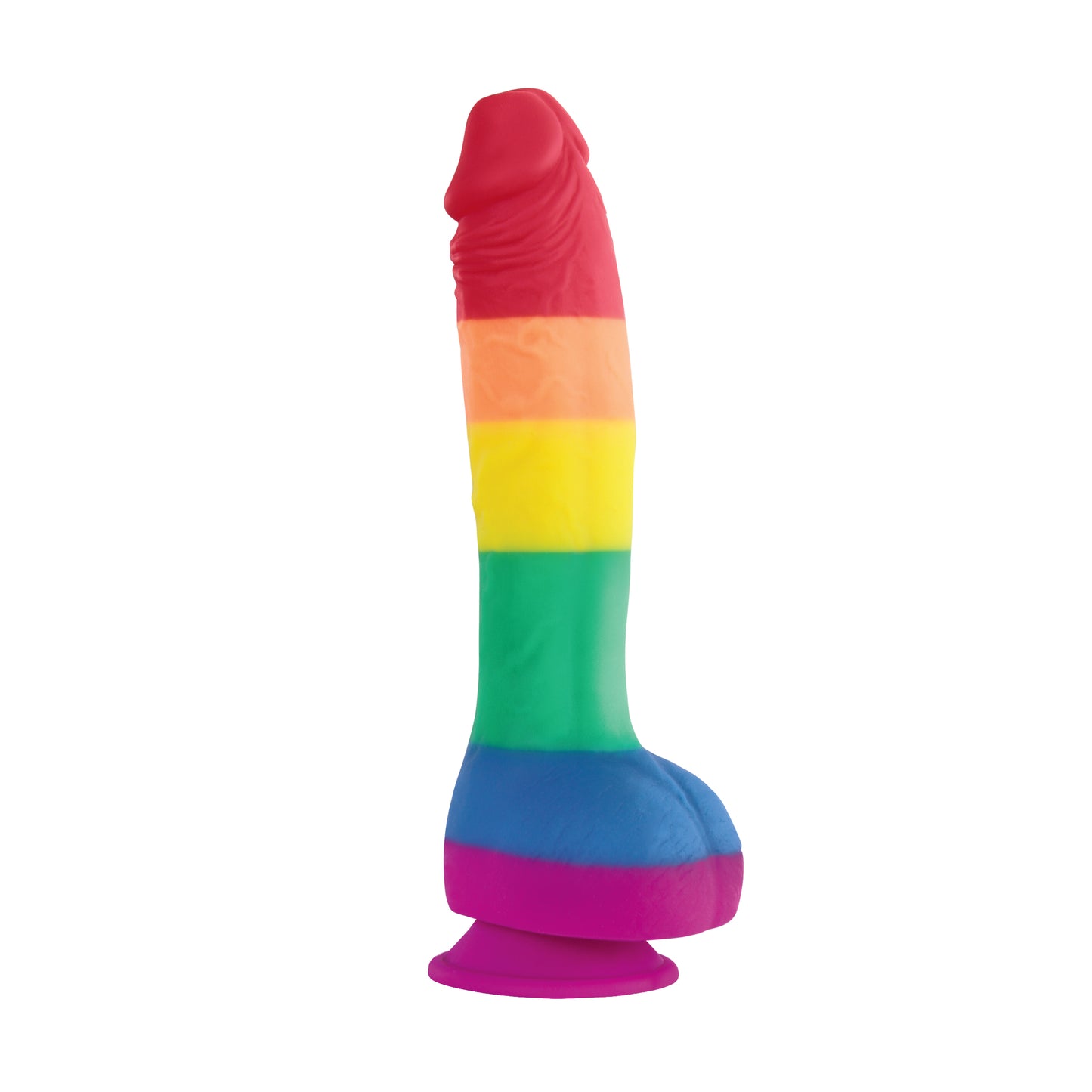 "Colours Pride Edition - 8 Inch Dong - Rainbow NSN0408-08"