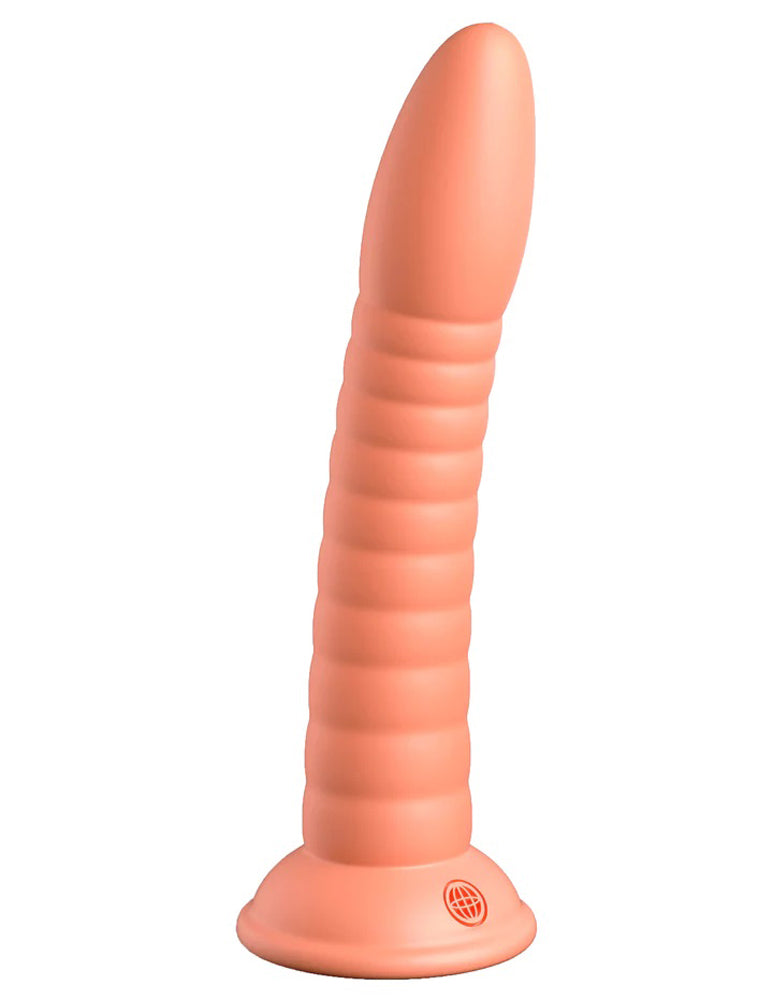 "Dillio Platinum - Wild Thing 7 Inch Dildo - Peach PD5386-43"