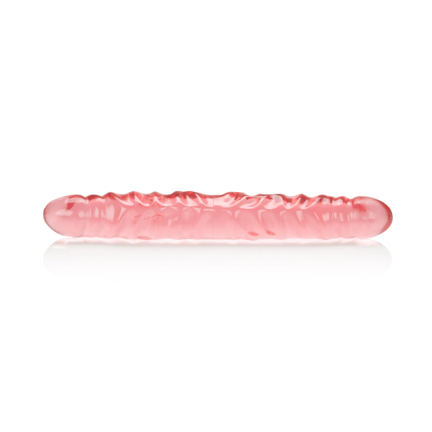 "Translucence 12 Inches Veined Double Dong - Pink SE0281402"