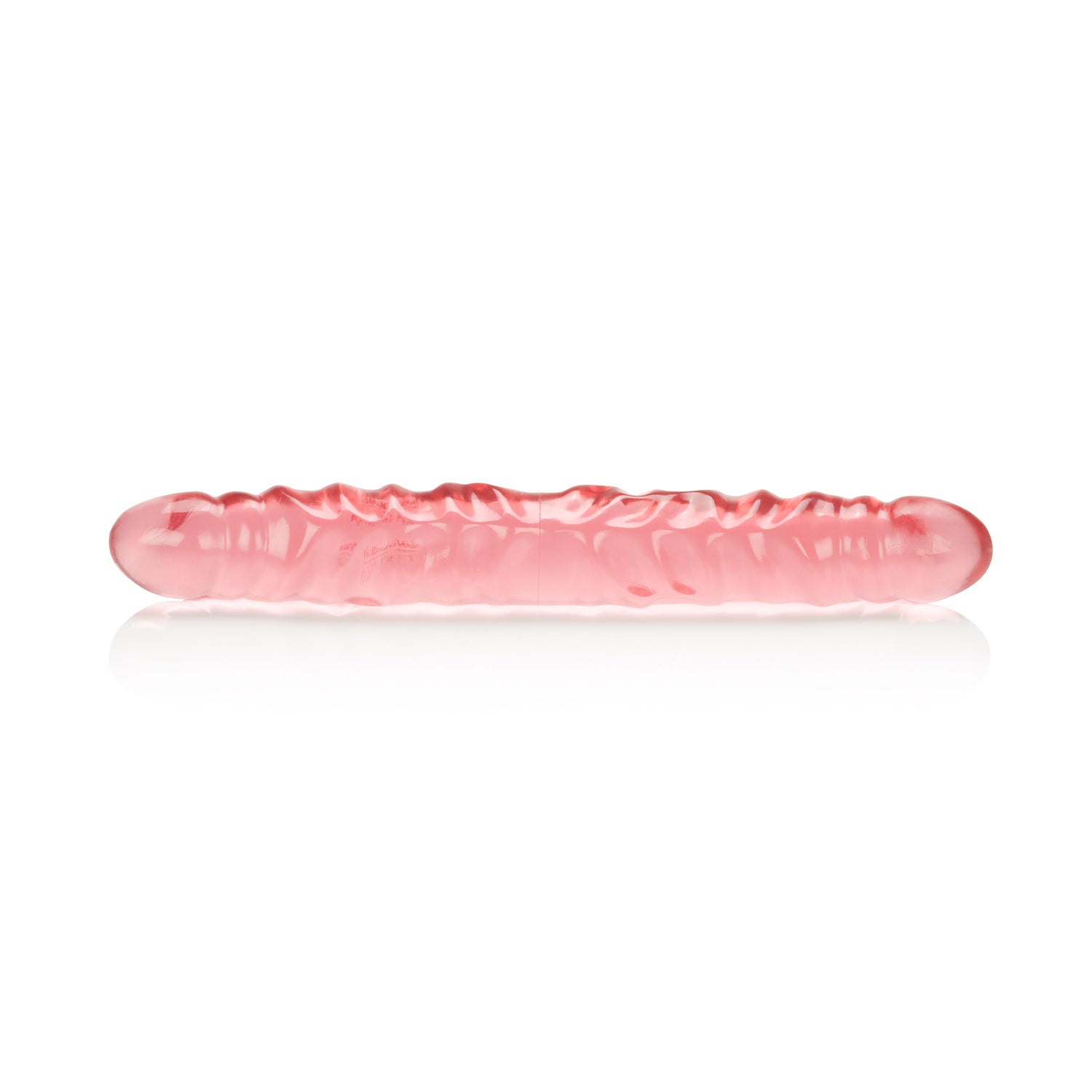 "Translucence 12 Inches Veined Double Dong - Pink SE0281402"