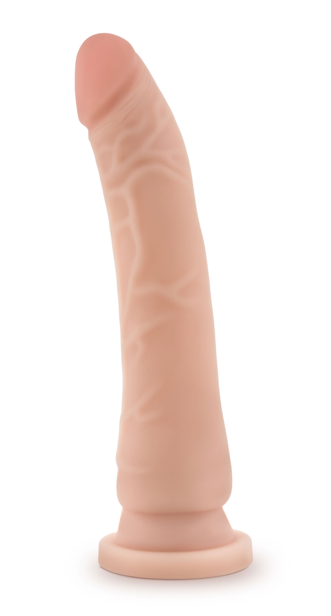 "Dr. Skin Silicone - Dr. Noah - 8 Inch Dong With Suction Cup - Vanilla BL-12263"