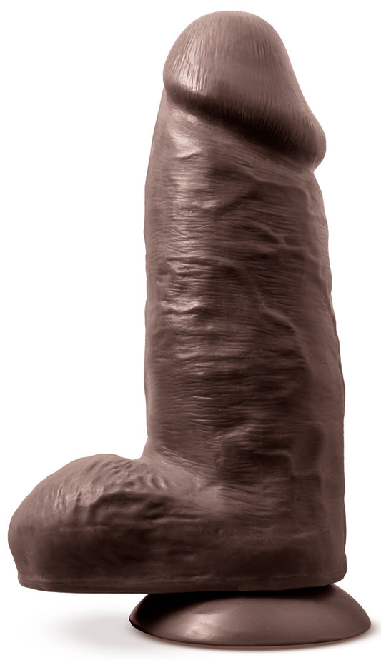 "Au Naturel - Chub - 10 Inch Dildo - Chocolate BL-15496"