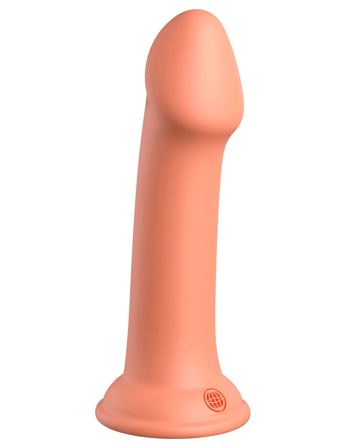 "Dillio Platinum - Big Hero 6 Inch Dildo - Peach PD5385-43"