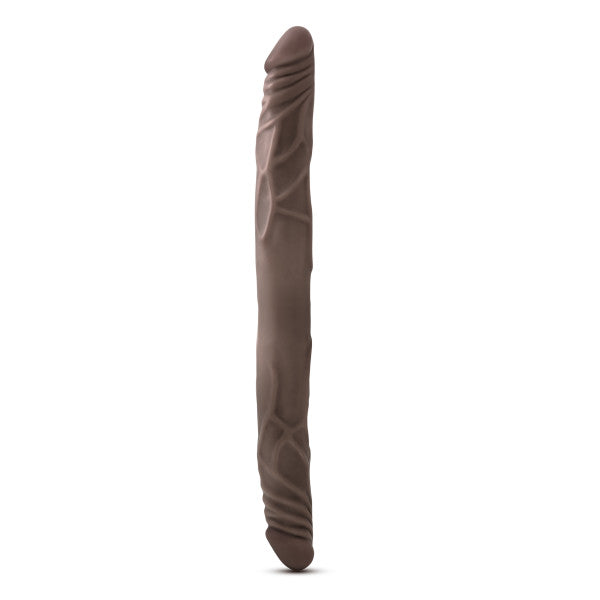 "Dr. Skin - 14 Inch Double Dildo - Chocolate BL-29796"