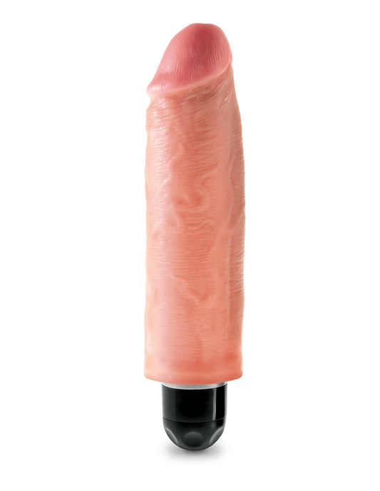 "King Cock 6 Inch Vibrating Stiffy - Light PD5521-21"