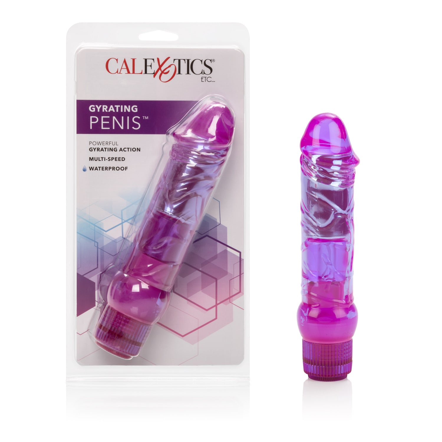 "Waterproof Crystalessence Gyrating Penis SE0727142"