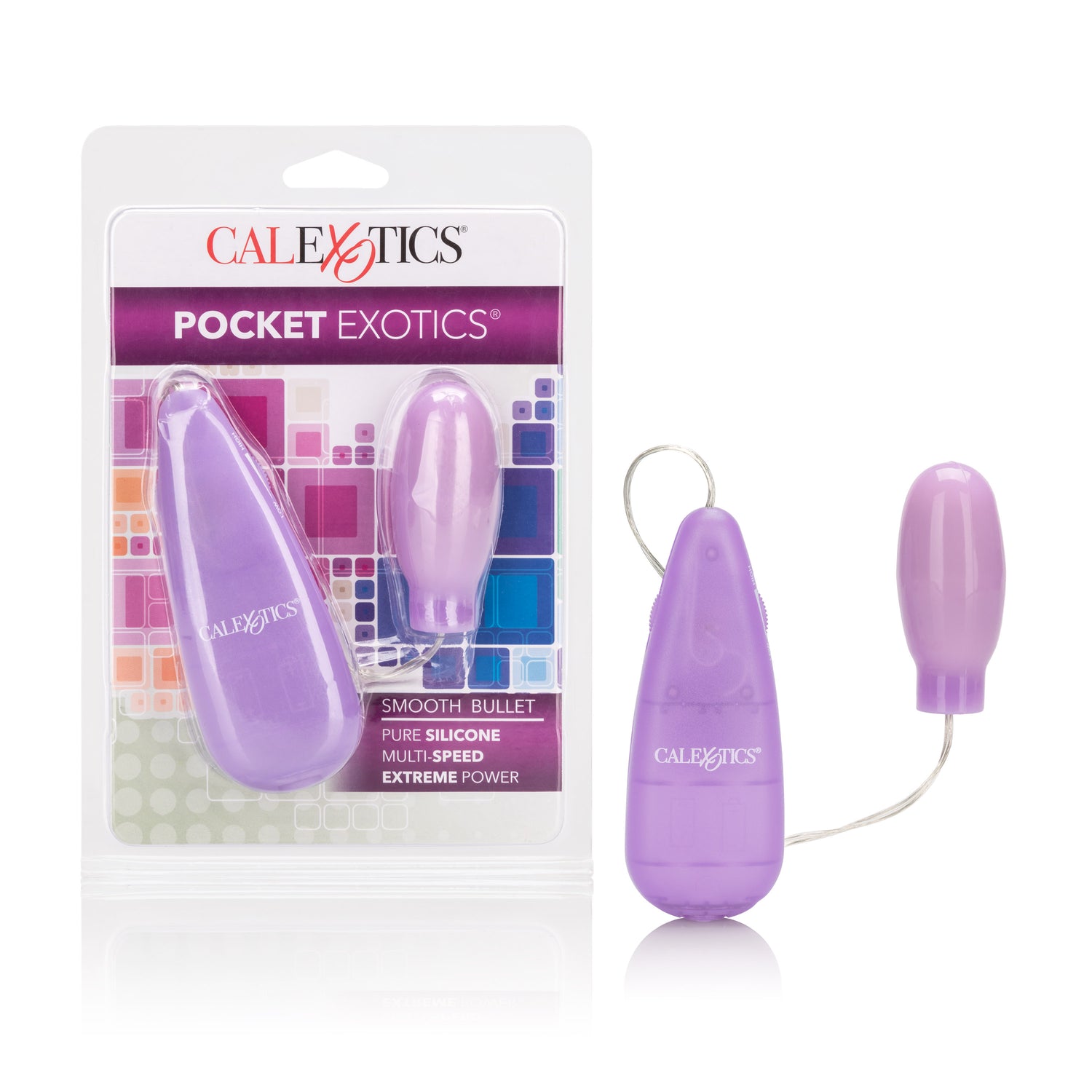 "Silicone Slims Vibrating Smooth Bullet - Purple SE1130142"