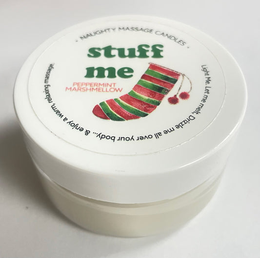 "Stuff Me Massage Candle - Peppermint Marshmallow 1.7 Oz KS14311"