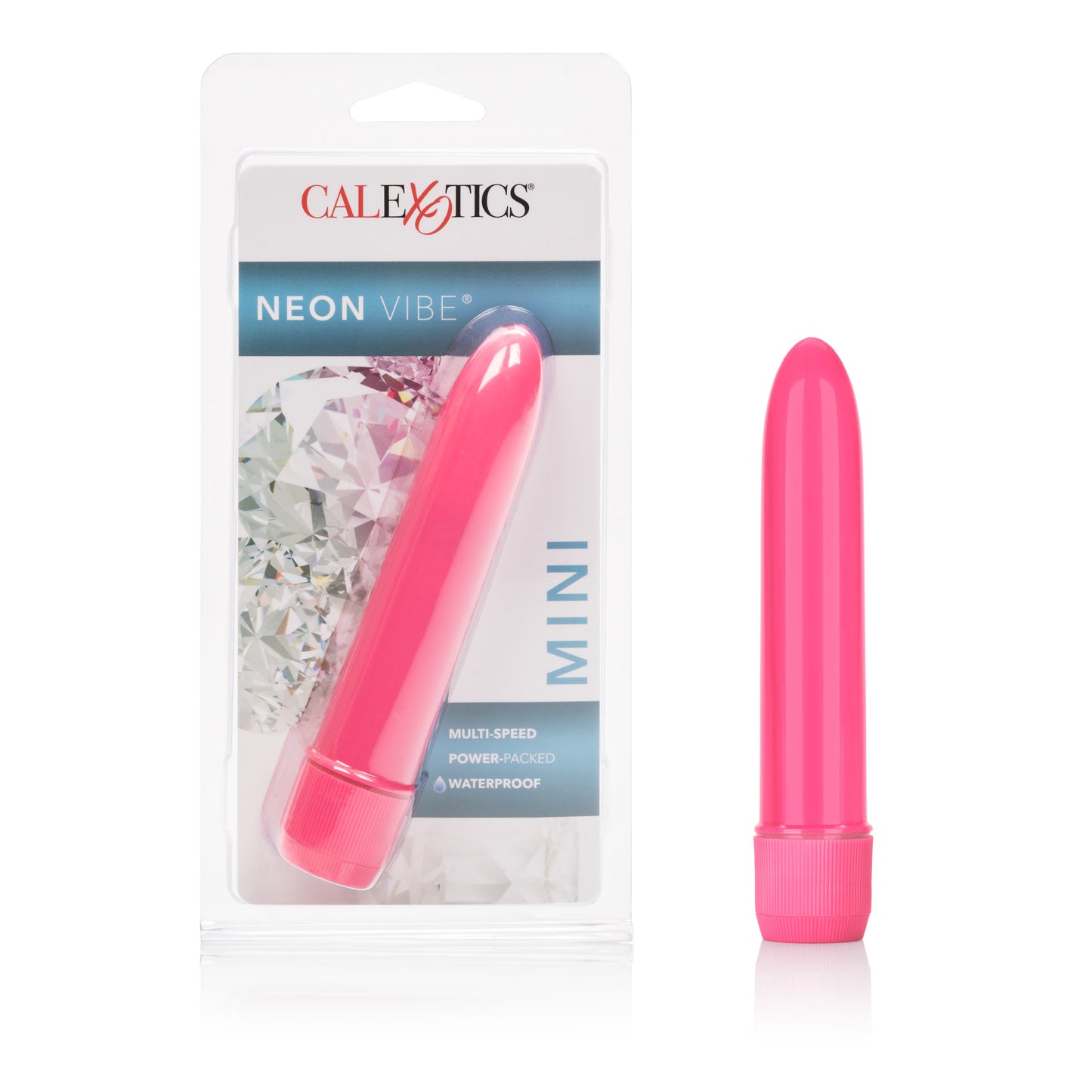 "Mini Neon Vibe Multi-Speed Vibe 4.5 Inches - Pink SE0542042"