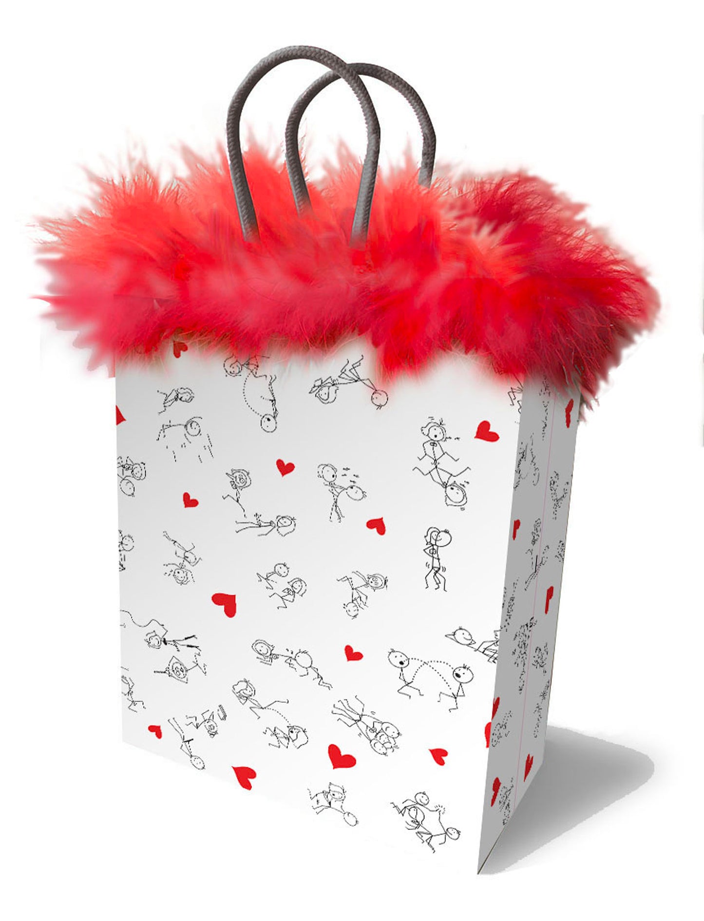 "Stick Figures Gift Bag - Red LG-LGP039"