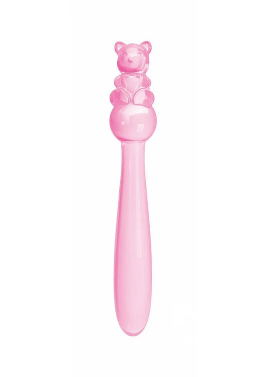 "Glass Menagerie - Teddy Dildo - Pink IC1103"