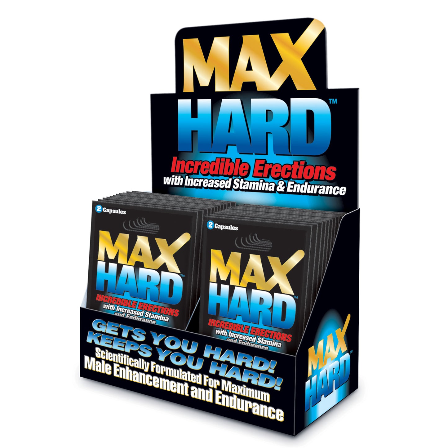 Max Hard XXX - 24 Packet Display MD-MHXXX24