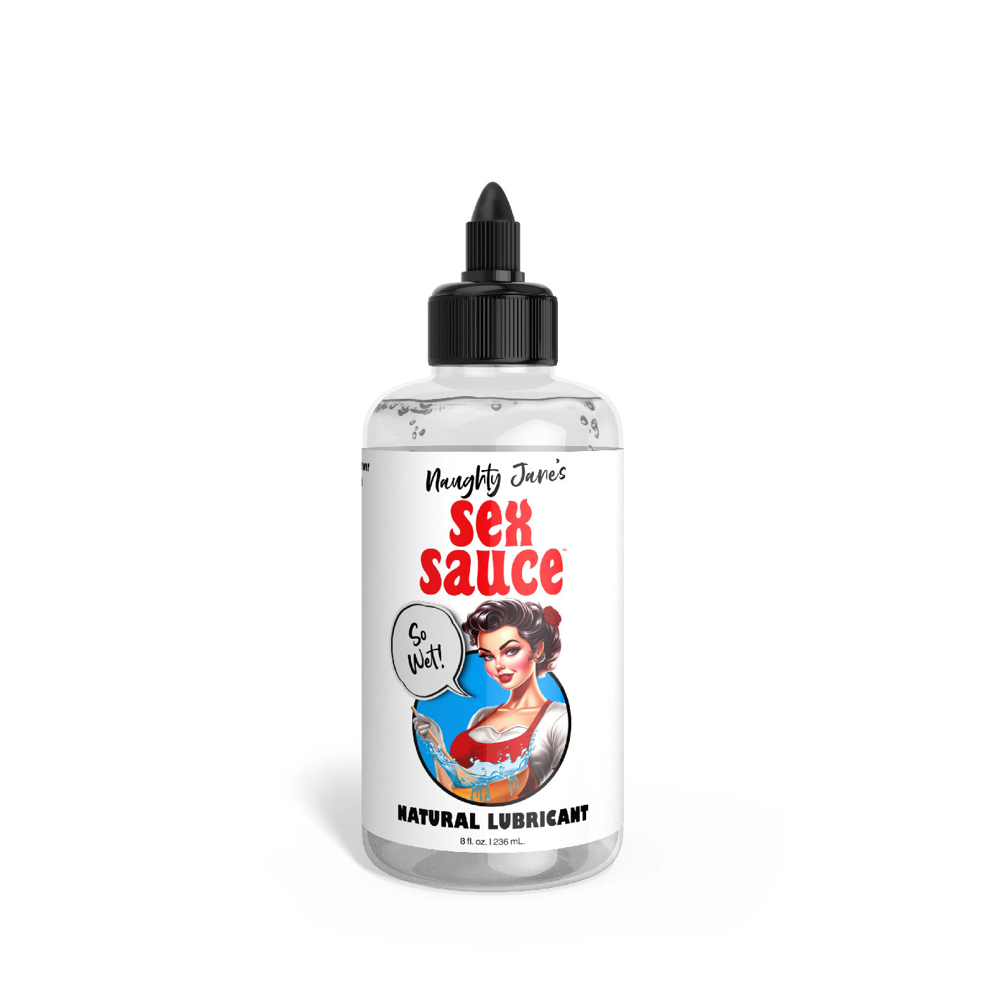 Naughty Jane's Sex Sauce Natural Lubricant 8oz NJ-AH396-8OZ