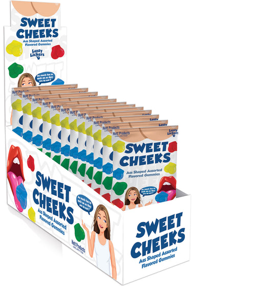 "Sweet Cheeks Gummies - Ass Shaped Gummies - Assorted Flavors HTP3512-D"