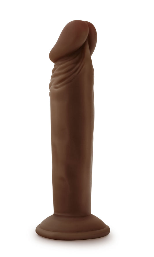 "Dr. Skin Plus - 6 Inch Posable Dildo - Chocolate BL-14926"