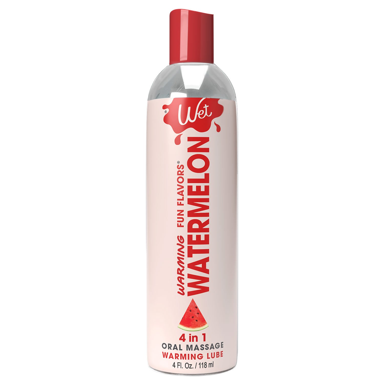 "Wet Warming Fun Flavors - Watermelon - 4 in 1 Lubricant 4 Oz WT20431"