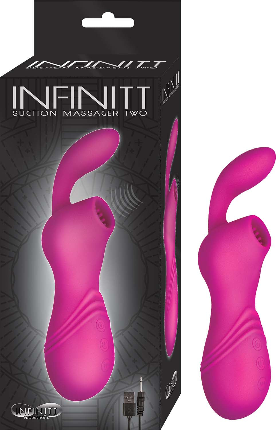 "Infinitt Suction Massager Two - Pink NW2825-1"