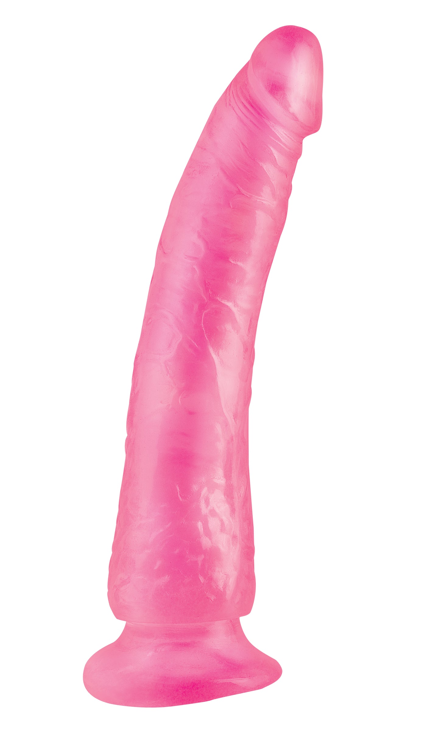 "Basix Rubber Works - Slim 7 Inch With Suction Cup - Pink PD4223-11"