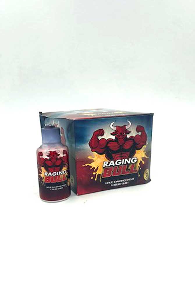 Raging Bull Male Enhancer Liquid Shots 12 Ct  Display CG-RBLIQ