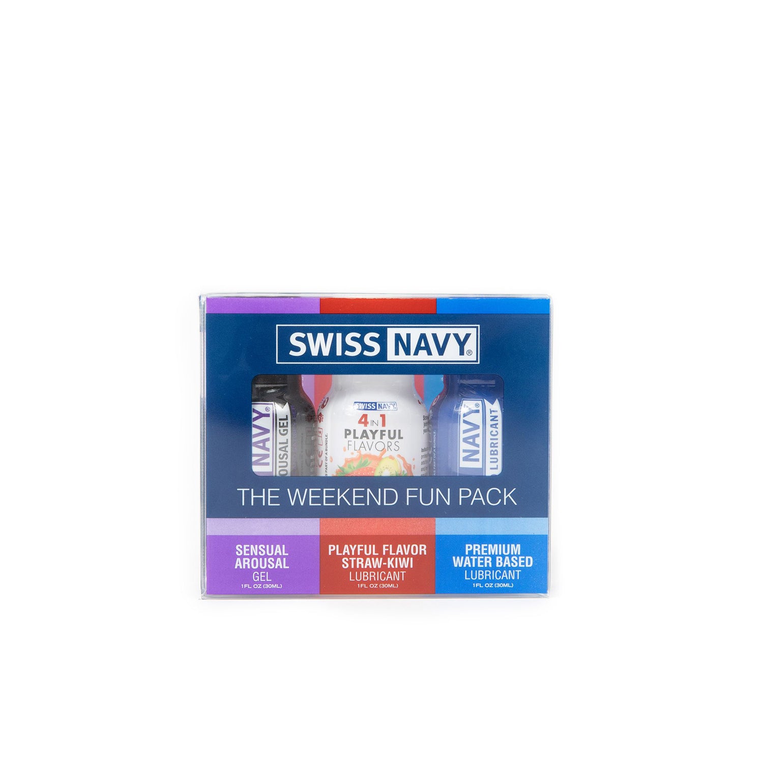 "Swiss Navy Weekend Fun Pack 3-1oz MD-SNWFP"