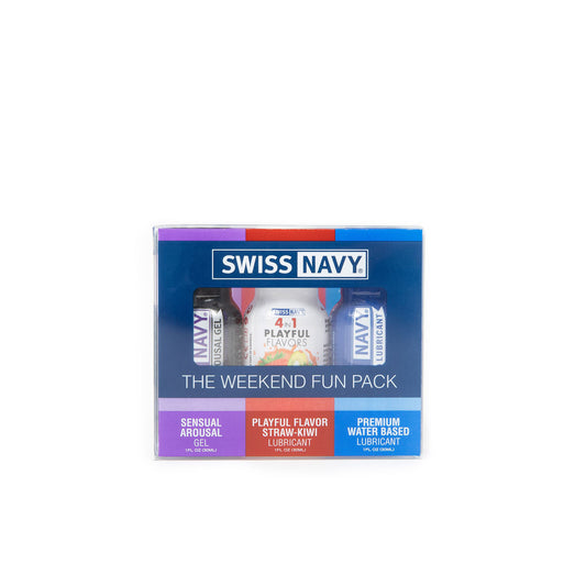 "Swiss Navy Weekend Fun Pack 3-1oz MD-SNWFP"