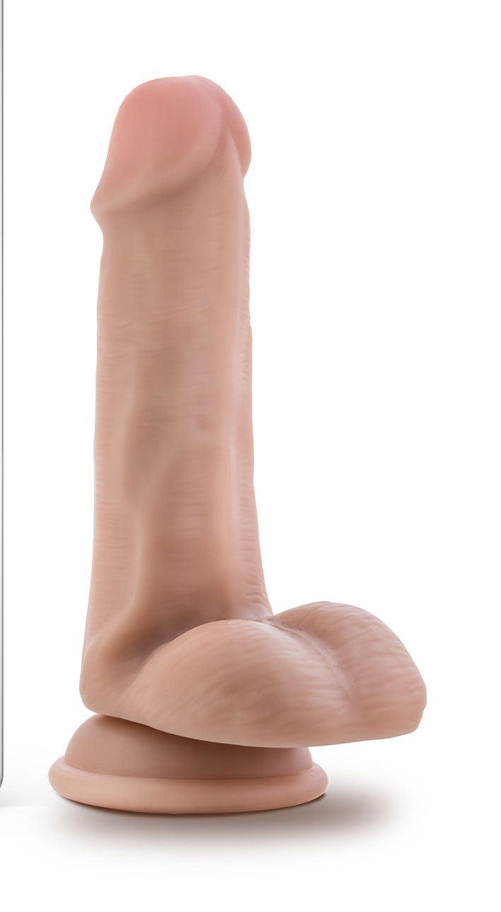 "Dr. Skin - Dr. Jeffrey - 6.5 Inch Dildo With Balls - Beige BL-14803"