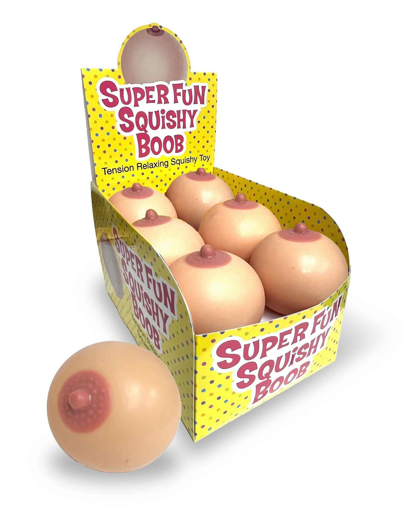 "Super Fun Squishy Boobs Display 12 Ct. LG-CP1180"