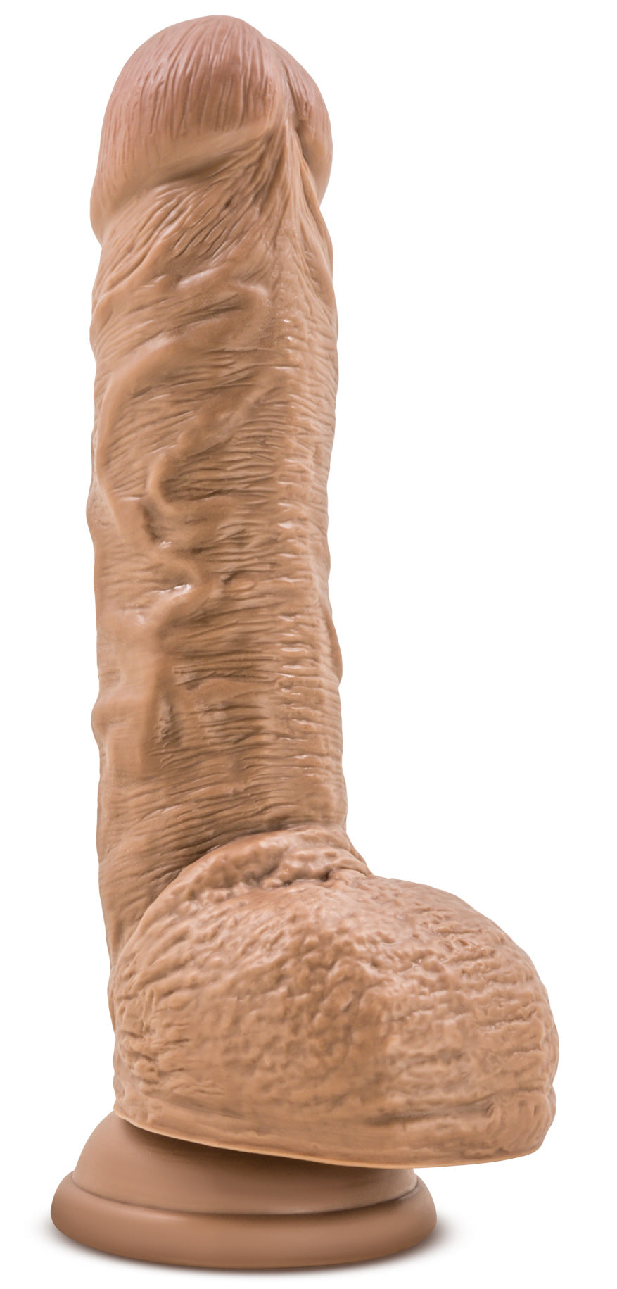 "Au Naturel - Big Billy - 9 Inch Dildo - Mocha BL-74817"