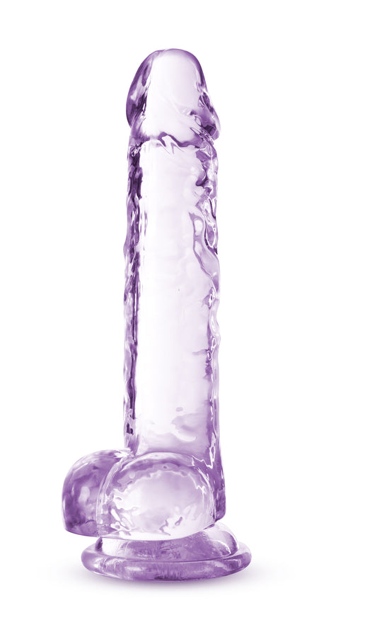 "Naturally Yours - 7 Inch Crystalline Dildo - Amethhyst BL-51601"