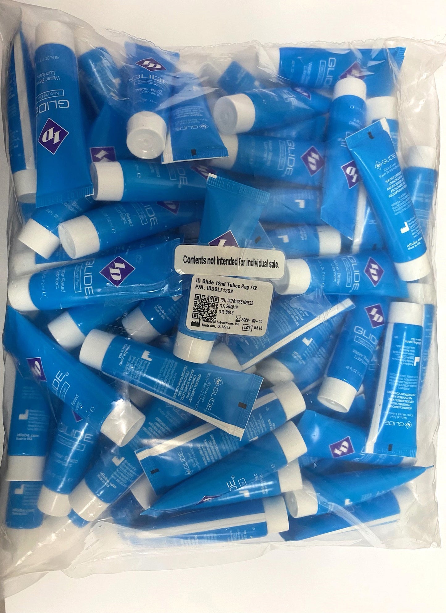 "Glide 12ml Tubes - Bag of 72 IDDGLT12G2"