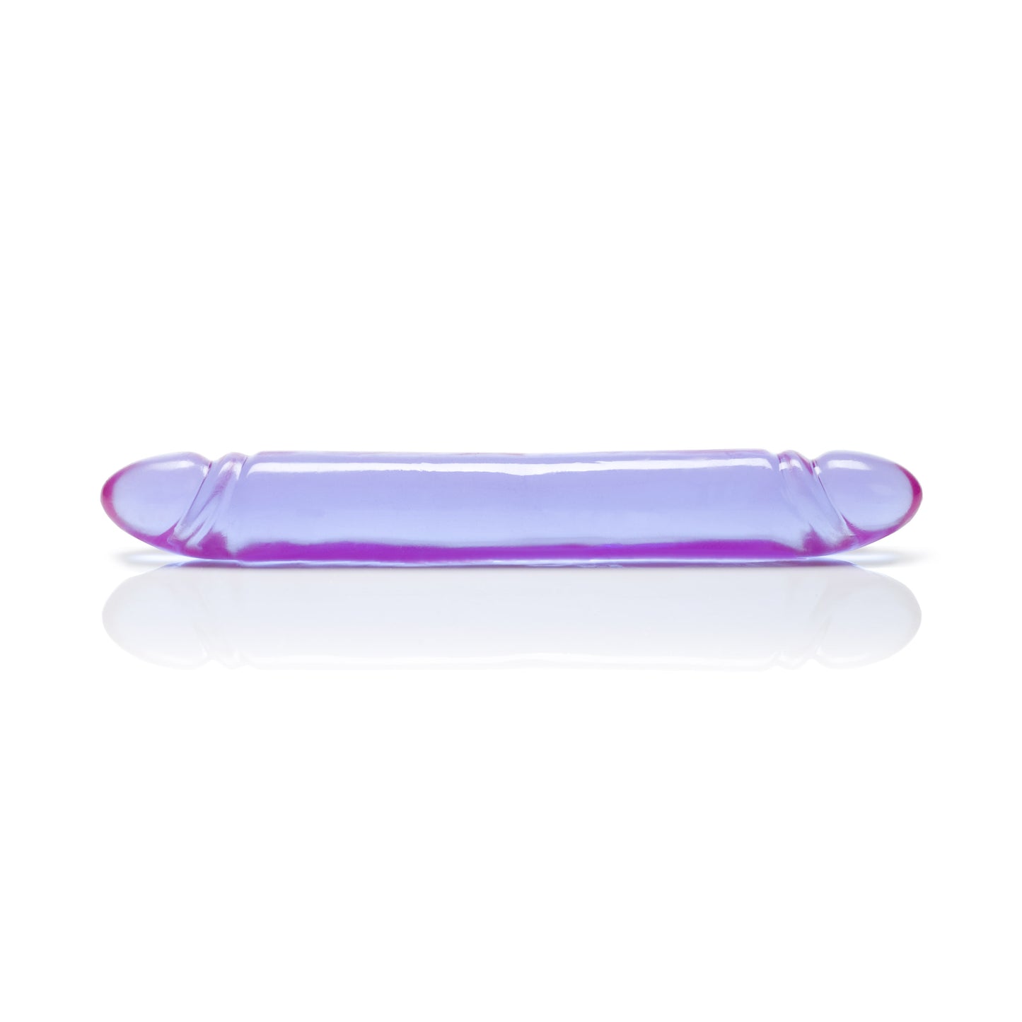 "Reflective Gel Smooth Double Dong - Purple SE0280302"