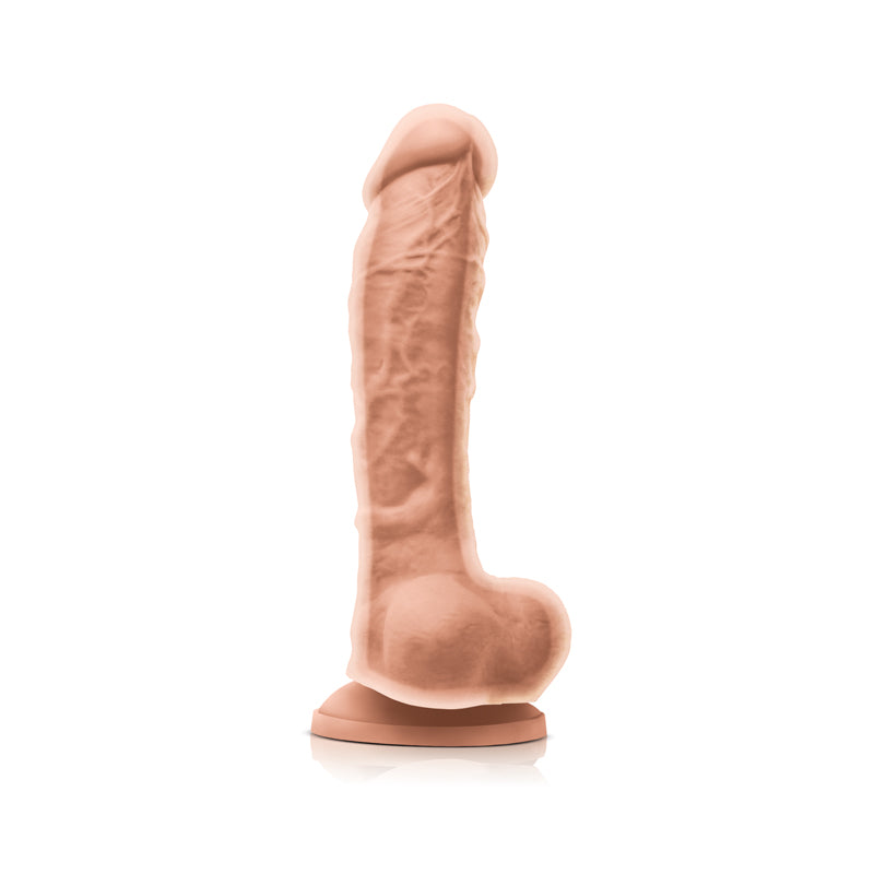 "Colours - Dual Density - 8 Inch Dildo - White NSN-0403-21"