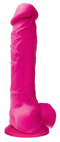 "Colours Pleasures - 8 Inch Dildo - Pink NSN0405-24"