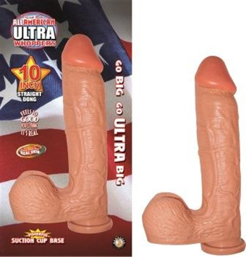 "All American Ultra Whoppers - 10 in Straight Dong -Flesh NW2624"