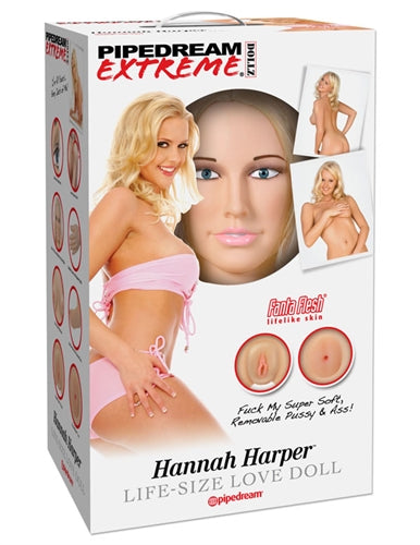 "Pipedream Extreme Dollz Hannah Harper Life Size Love Doll PDRD300"