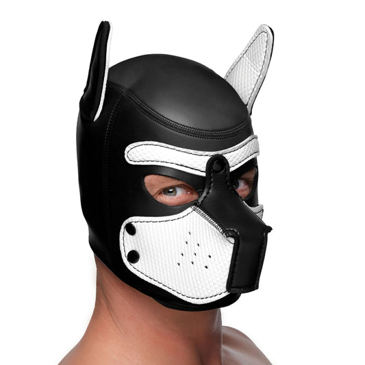 Spike Neoprene Puppy Hood - White MS-AG292-WHT