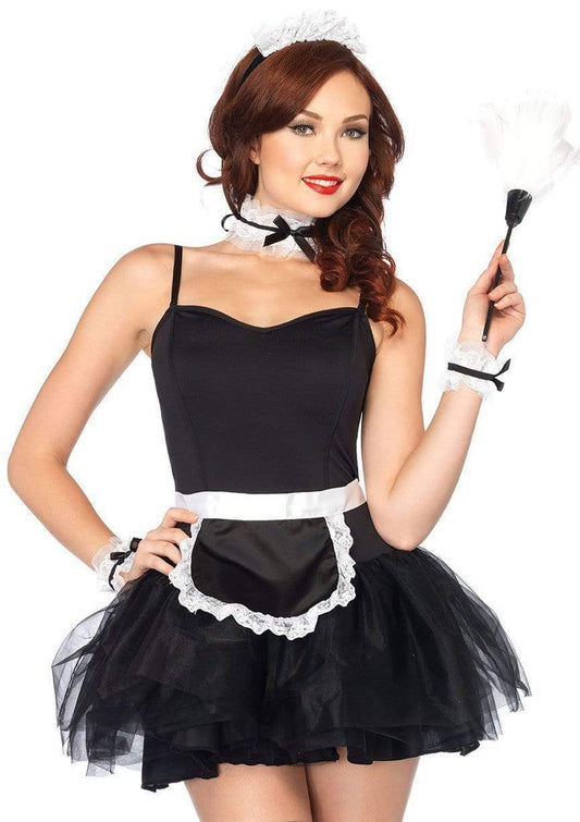 "Lace French Maid Costume Kit - Black LA-A1971"