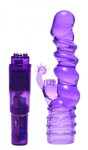 "Royal Rocket Ribbed Rabbit Vive - Purple TV-AE561"