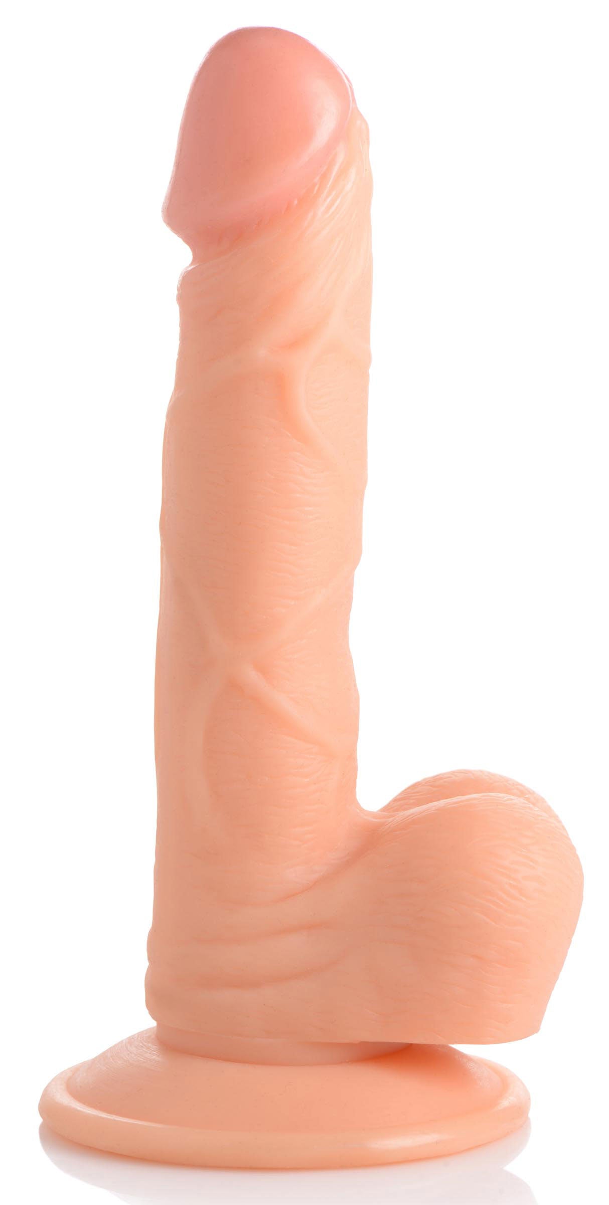 "Pop Pecker 6.5 Inch Dildo With Balls - Light POPP-AG766-LGH"