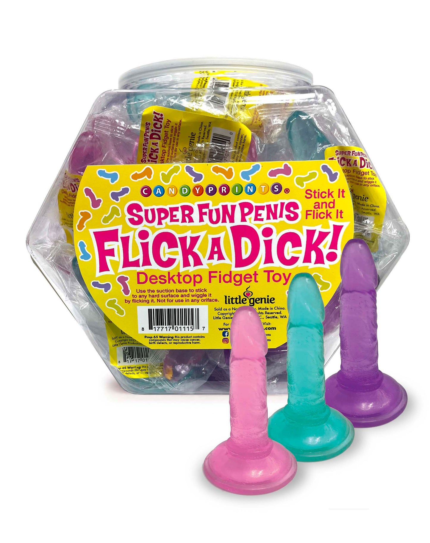 "Flick a Dick - Desktop Fidget Toy - Display of 24 LG-CP1115"