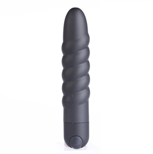 Lola 10 Function Vibrating Twisty Bullet - Black MTMA331BLK