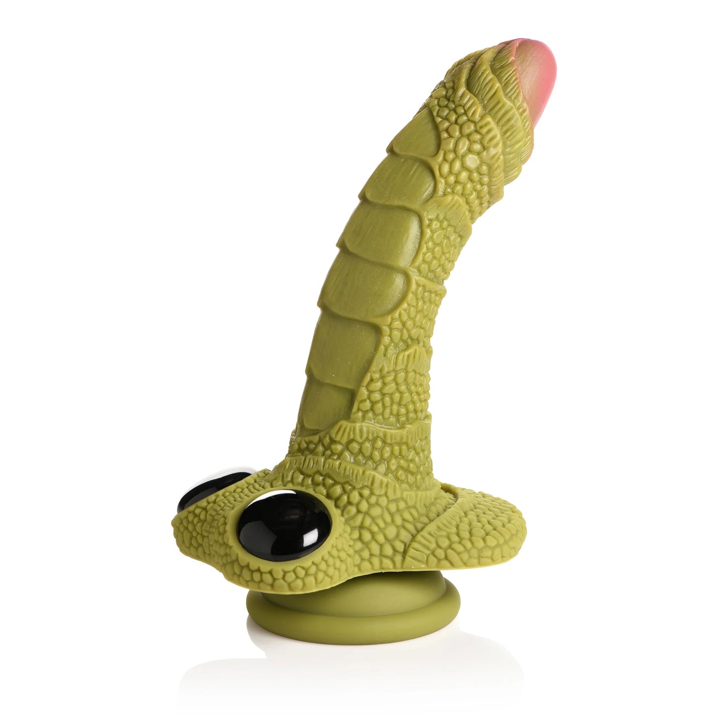 "Swamp Monster Green Scaly Silicone Dildo CC-AH055-GRN"