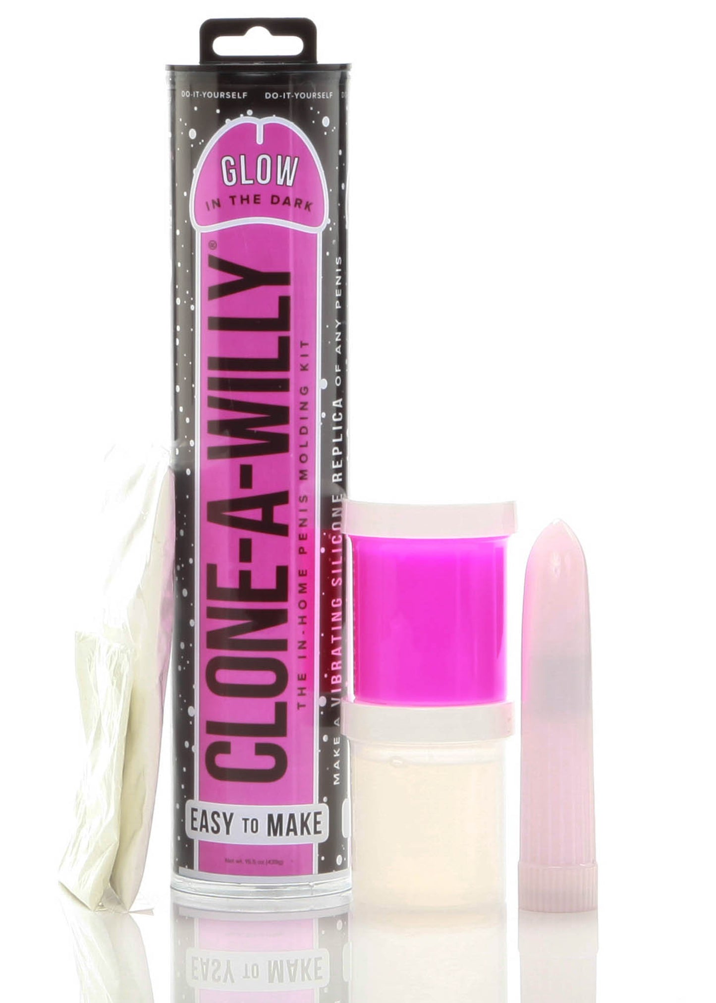 "Clone-a-Willy Glow-in-the-Dark Kit - Pink BD8027"